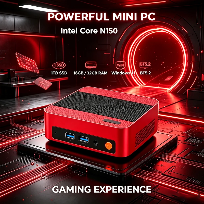 Gaming Mini PC Intel Core N150 - Pc Gaming Intel ulasan dan harga